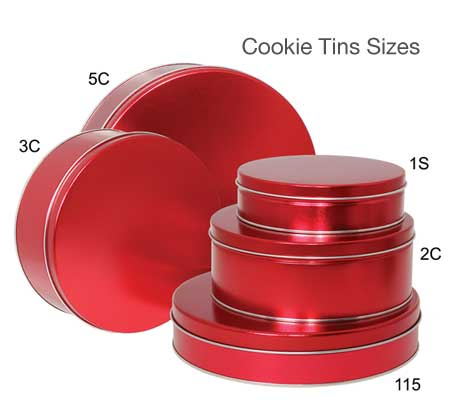 Round Cookie Tins