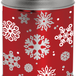 Red with Snowflakes Quart