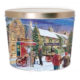 Hometown Holiday 2 Gallon Popcorn Tin - SOLD OUT