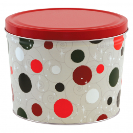 Jolly Dots 2 Gallon Popcorn Tin - SOLD OUT