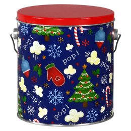 Pop Pop Pop! Gallon Popcorn Tin